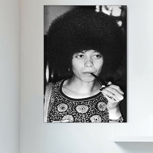 Angela davis,Music Poster,Vintage Poster,Canvas Poster,Wall Decor,Wall Art