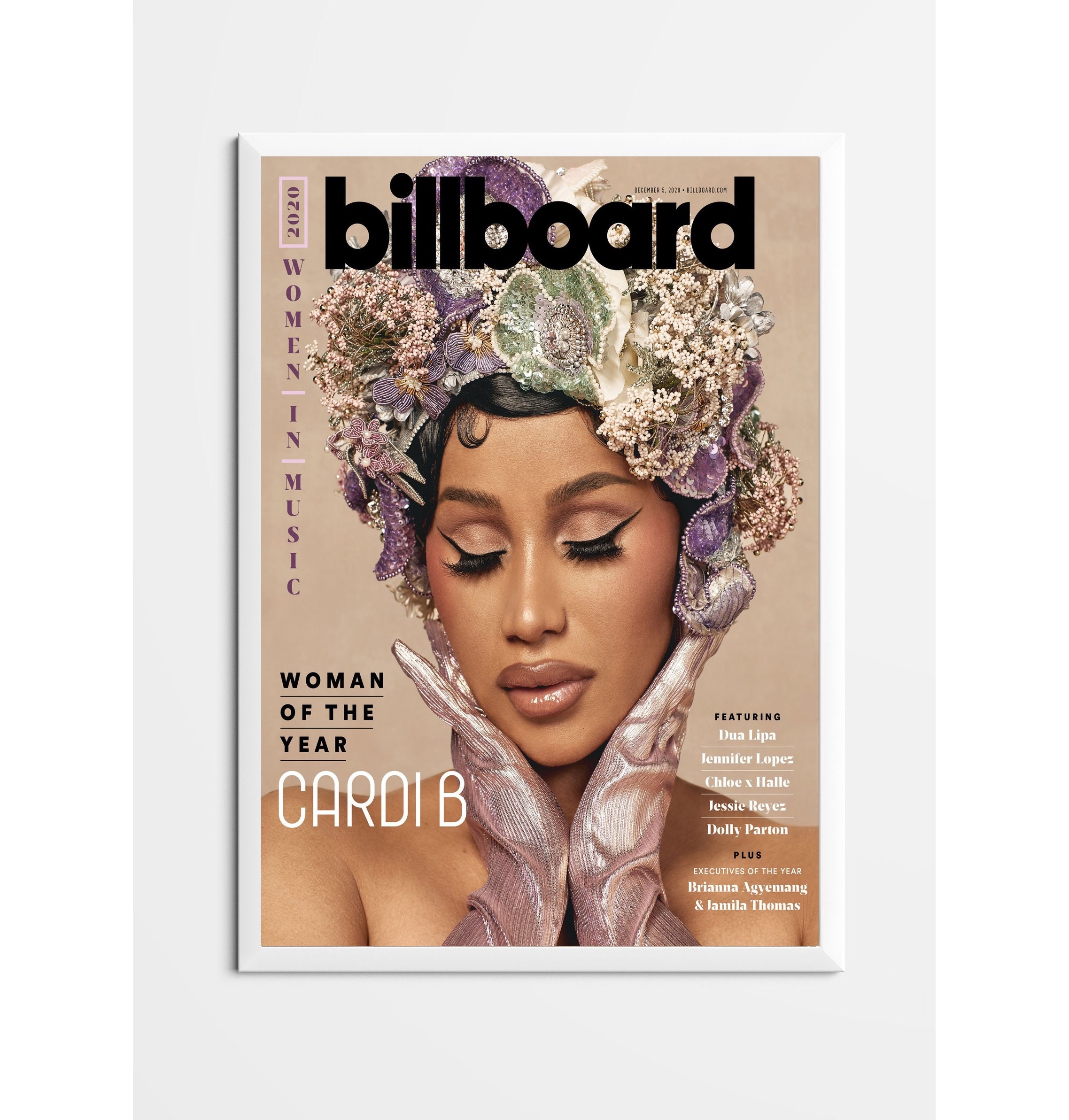 Cardi B Magazine Cover Poster, Magazine Cover Poster sold by Imran