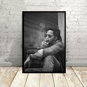 Lenny Kravitz,Music Poster,Vintage Poster,Canvas Poster,Wall Decor,Wall Art
