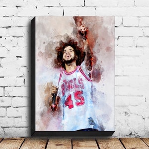 J Cole,Music Poster,Vintage Poster,Canvas Poster,Wall Decor,Wall Art