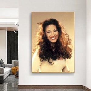 Selena Quintanilla, póster musical, póster en lienzo, decoración de pared, arte de pared
