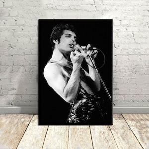 Freddie Mercury,Music Poster,Vintage Poster,Canvas Poster,Wall Decor,Wall Art
