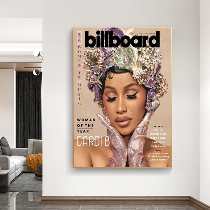 Cardi B Magazine Cover Poster, Magazine Cover Poster sold by Daisy ...