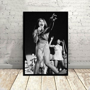 Tina Turner,Póster de música,Póster vintage,Póster de lienzo,Decoración de pared,Arte de pared