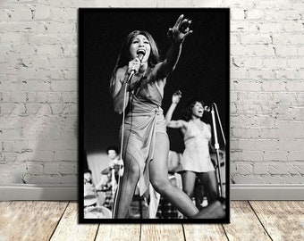 Tina Turner,Music Poster,Vintage Poster,Canvas Poster,Wall Decor,Wall Art