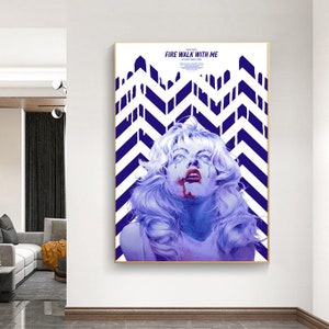 Twin Peaks Fire Walk With Me,Movie Poster,Canvas Poster,Wall Decor,Wall Art