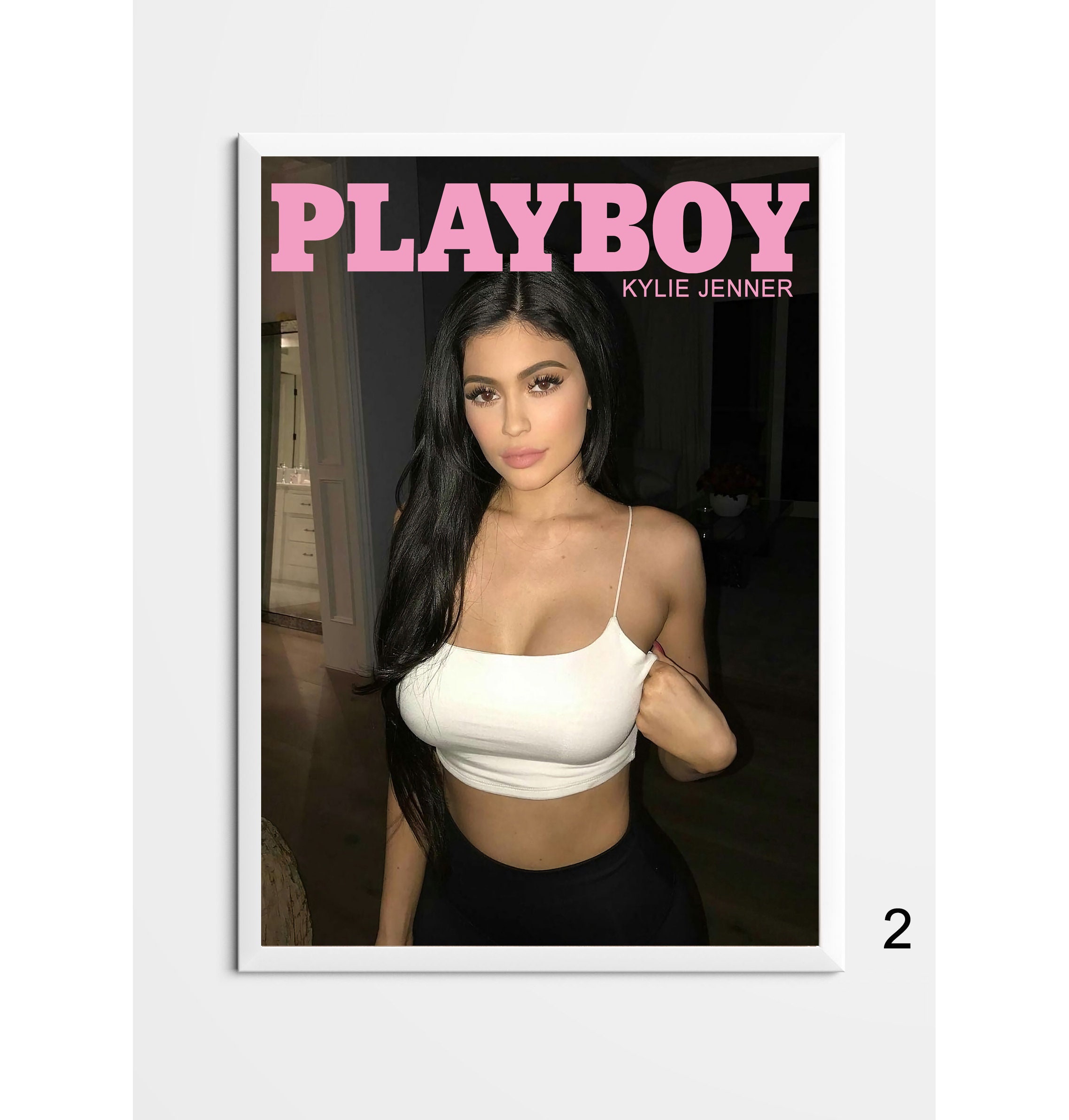 Kylie jenner playboy Magazine Cover PosterFashion Poster | Etsy