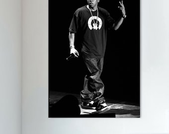 Póster musical de Jay Z, póster en lienzo, decoración de pared, arte de pared