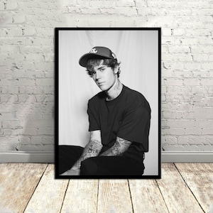 Justin Bieber,Music Poster,Vintage Poster,Canvas Poster,Wall Decor,Wall Art