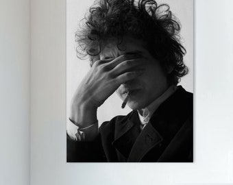 Bob Dylan Music Poster,Canvas Poster,Wall Decor,Wall Art