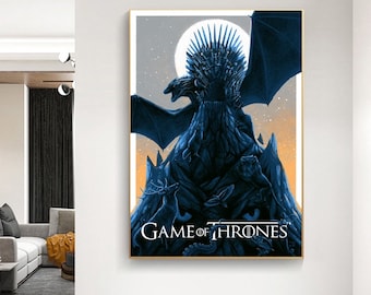 Game Of Thrones,Movie Poster,Canvas Poster,Wall Decor,Wall Art