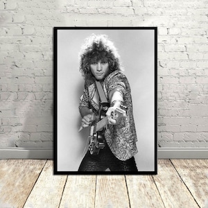 Jon Bon Jovi,Music Poster,Vintage Poster,Canvas Poster,Wall Decor,Wall Art