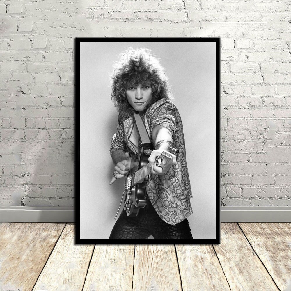 Jon Bon Jovi,Music Poster,Vintage Poster,Canvas Poster,Wall Decor,Wall Art