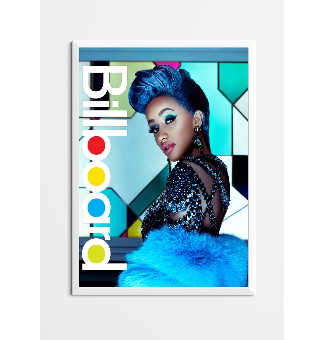 Cardi B Magazine Cover PosterFashion Poster DesignWall Decor Etsy