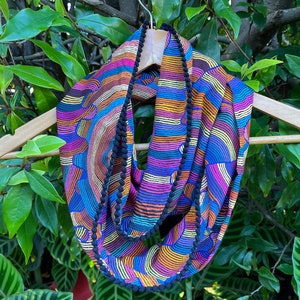 Infinity Scarves Indigenous Print