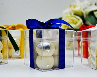 Bubble Cube Candle , Wedding guest gifts , Wedding Favors for Guests in Bulk, Wedding Gifts for Guests,Regali personalizzati,Mini Soy Candle