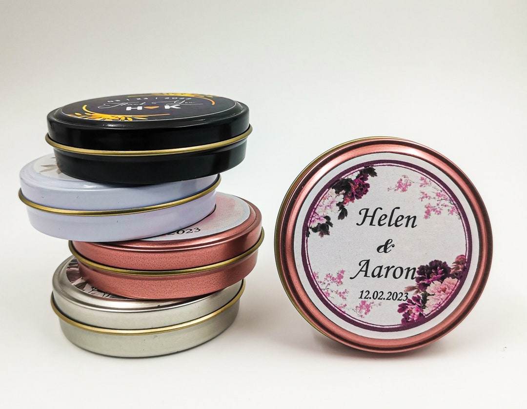 Personalized Mini Candles Wedding Favors for Guests in Bulk Etsy