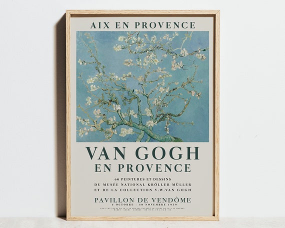 Van Gogh Print Amandelbloesem Tentoonstelling Poster - Etsy België