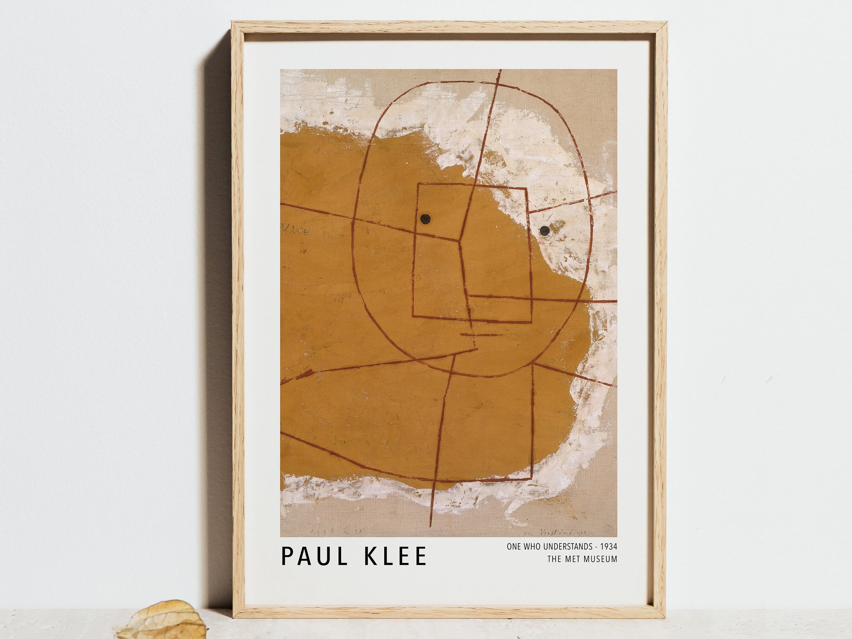 Galerie-Wandkunst-Set Picasso/Matisse, 40x60 Cm, Leinwanddruck, Orange/schwarz, Modern