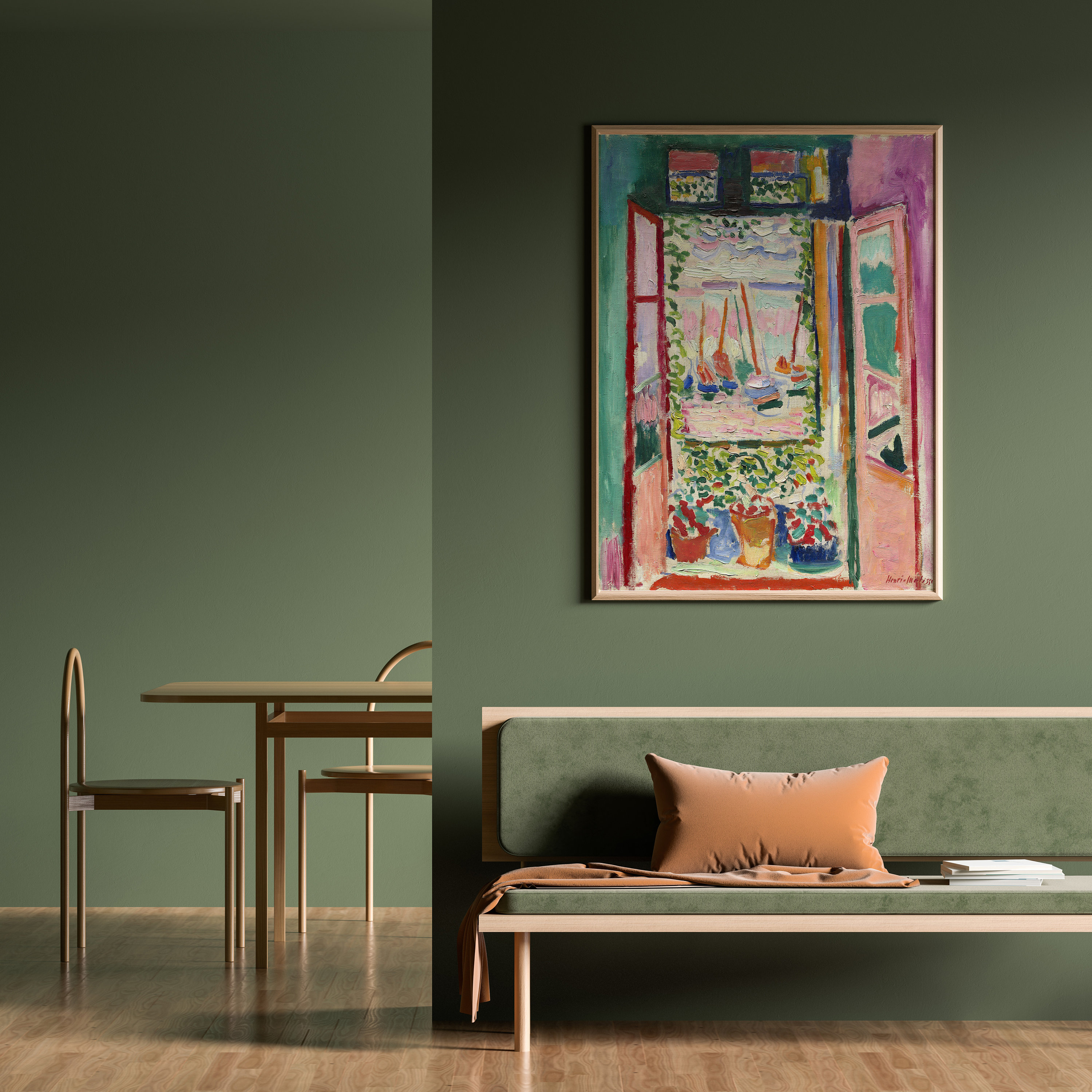 Henri Matisse Offenes Fenster Poster Vintage Wandkunst Etsy