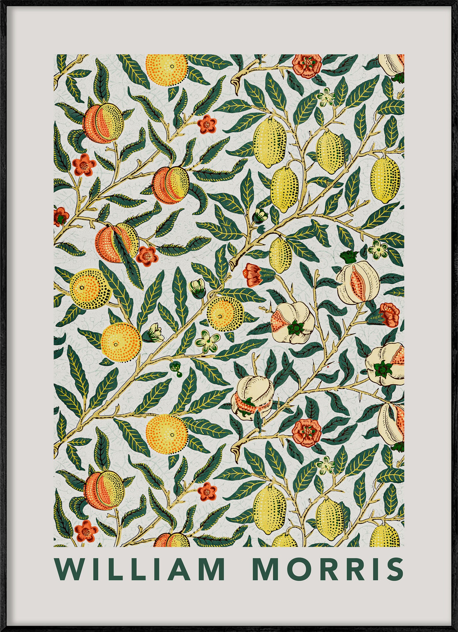 Vintage Citrus by William Morris Print Exhibition Poster Art Etsy
