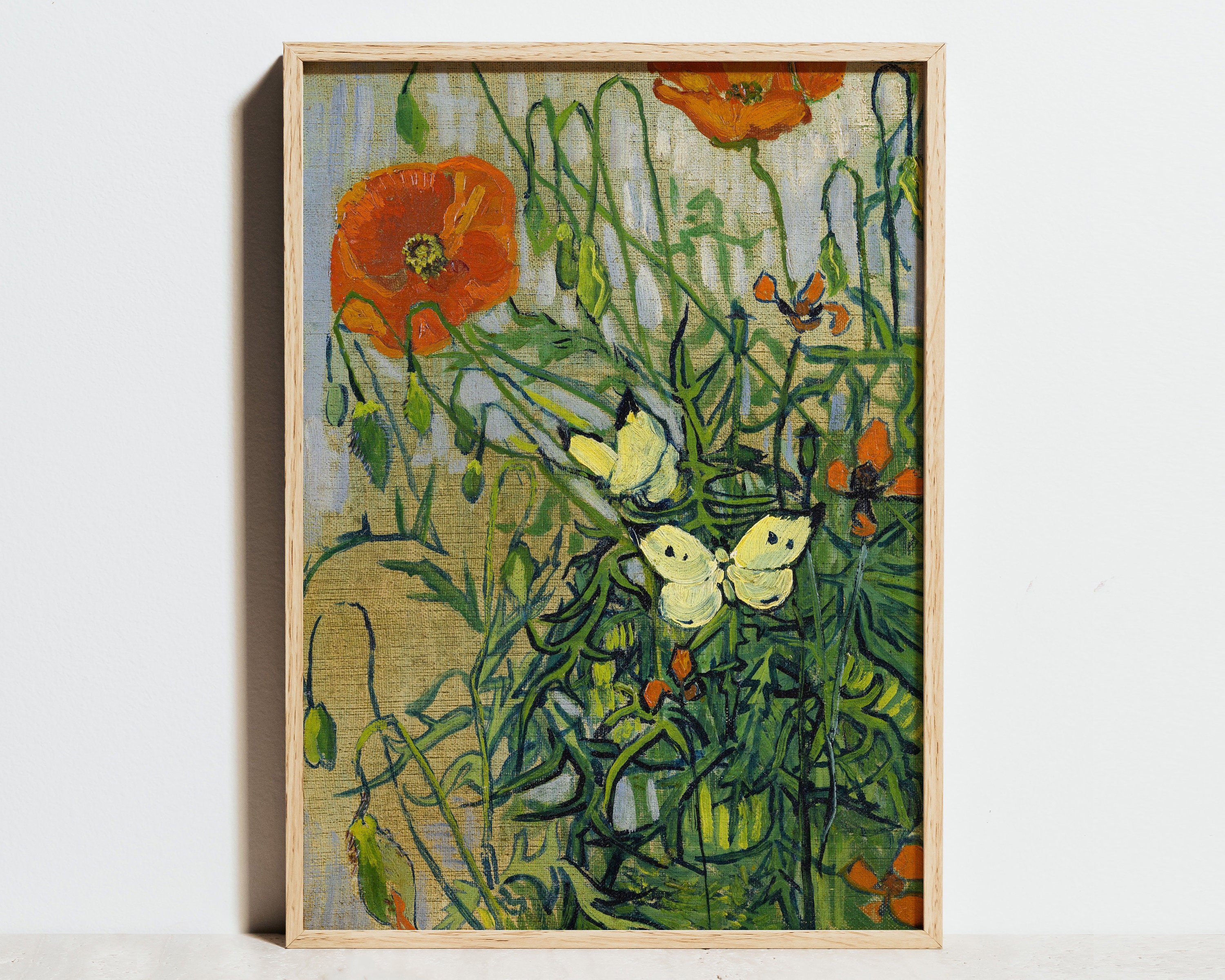 van gogh butterfly painting