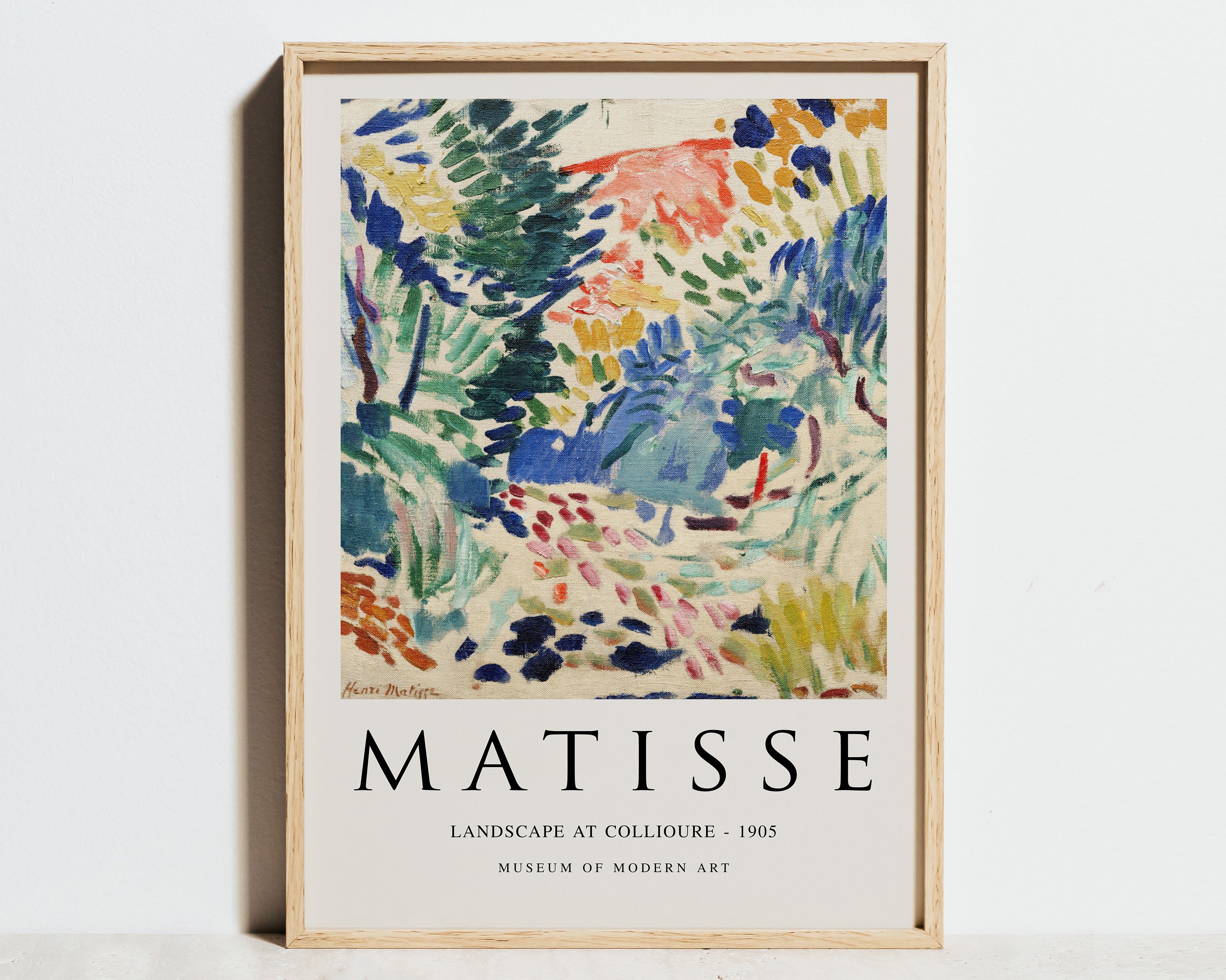 Landscape at Collioure Henri Matisse Print, Matisse Exhibition