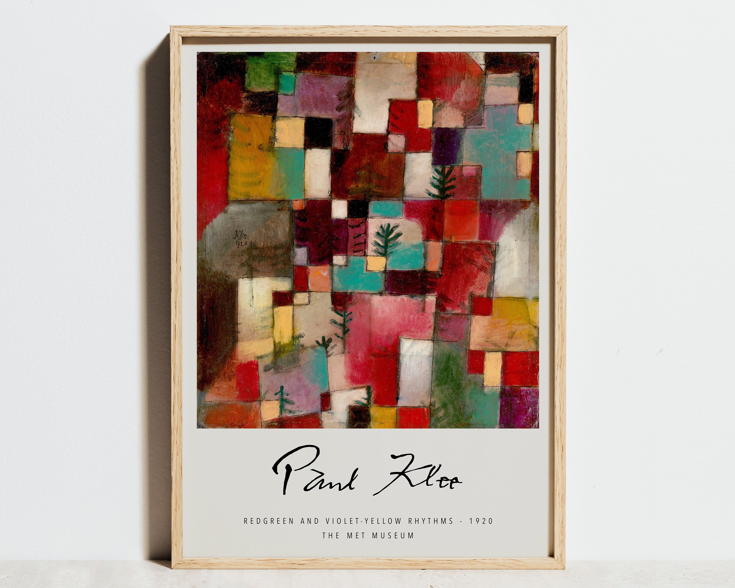 Exhibition Poster Digital Poster Paul Klee Decor Wall Art Wall art decor Digital Print Gallery Print Quality Print Home and Living