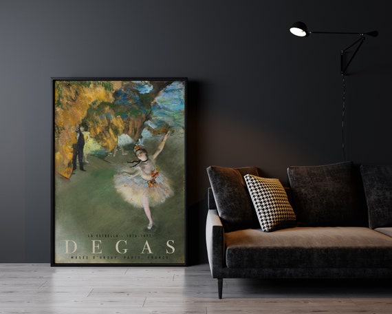 Degas vintage ART poster【踊り子】