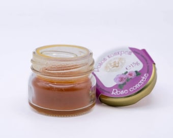 Bulgarian Rose Concrete Natural Organic Rosa Damascena Pure Flower Extract 15g / 0.52 oz