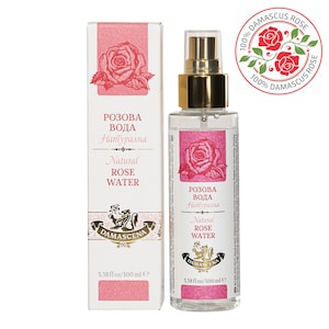Nettoyant tonique hydratant et nettoyant pour le visage à l'eau de rose de Bulgarie