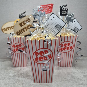 Geschenkverpackung Gutscheinverpackung Kino-Gutschein