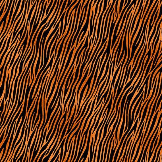 Around the World Zebra Orange - Makower UK - PER QUARTER METRE Around the World Zebra Orange - Makower UK - PER QUARTER METRE
