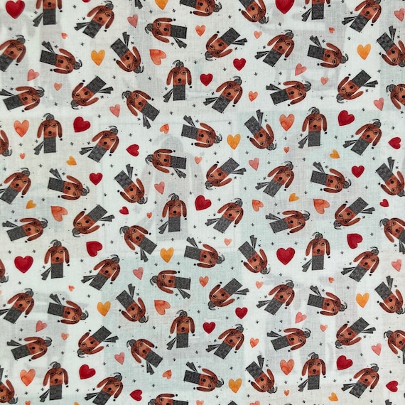 Cats and Dogs Quilting Cotton Fabric, Terry Runyon Design