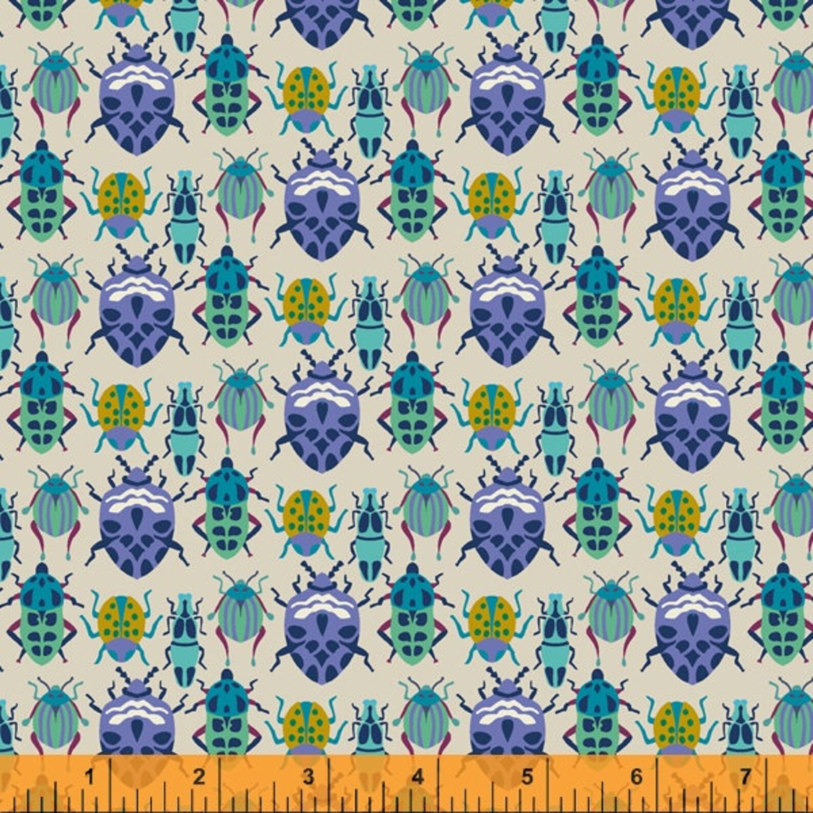 Bug Patchwork Sally Kelly 'eden' Patchwork, Bug Race, 52806, 100% Quilting Cotton ...