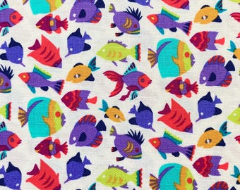 Sally Kelly, Atlantis, Shoal, 53342-6, Creme, 100% Quilting Baumwolle, Stoff
