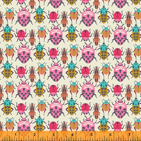 Bug Patchwork Sally Kelly 'eden' Patchwork, Bug Race, 52806, 100% Quilting Cotton ...
