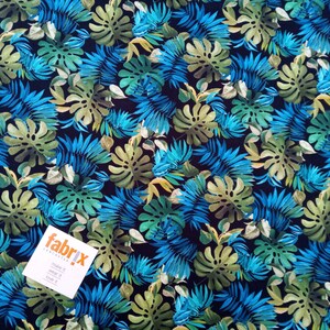 Monstera Fern Print, 100% Cotton Quilting Fabric