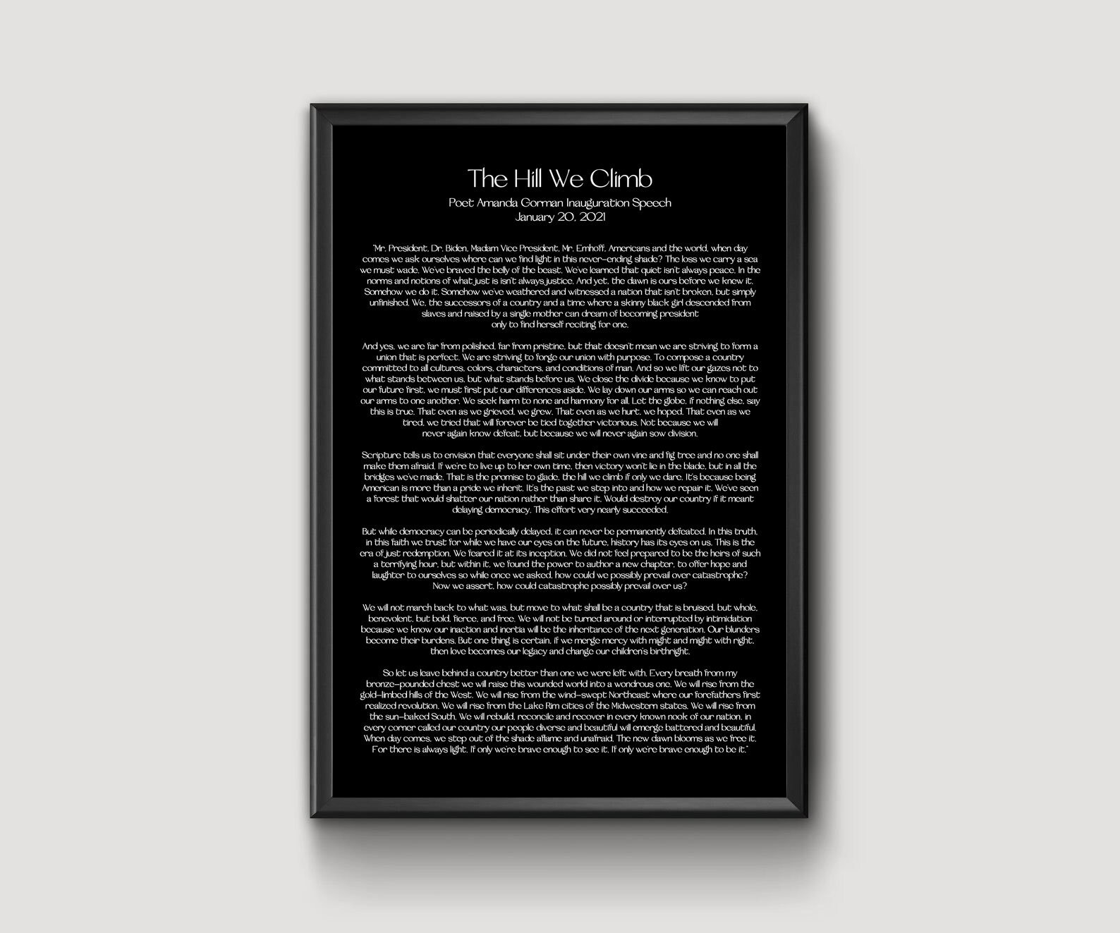 amanda gorman poem the hill we climb amanda gorman poem the hill we climb