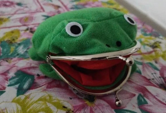 Frog mouth coin purse sale