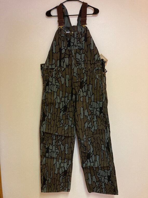 Vintage Carhartt Trebark Camo Bibs