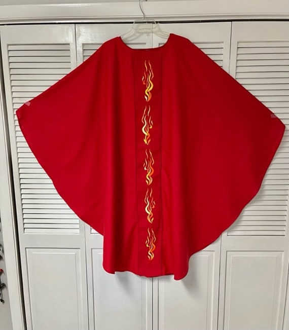 Pentecost Chasuble....pair With Our Pentecost Stole | Etsy