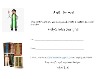 HolyStolesDesigns Gift Certificate