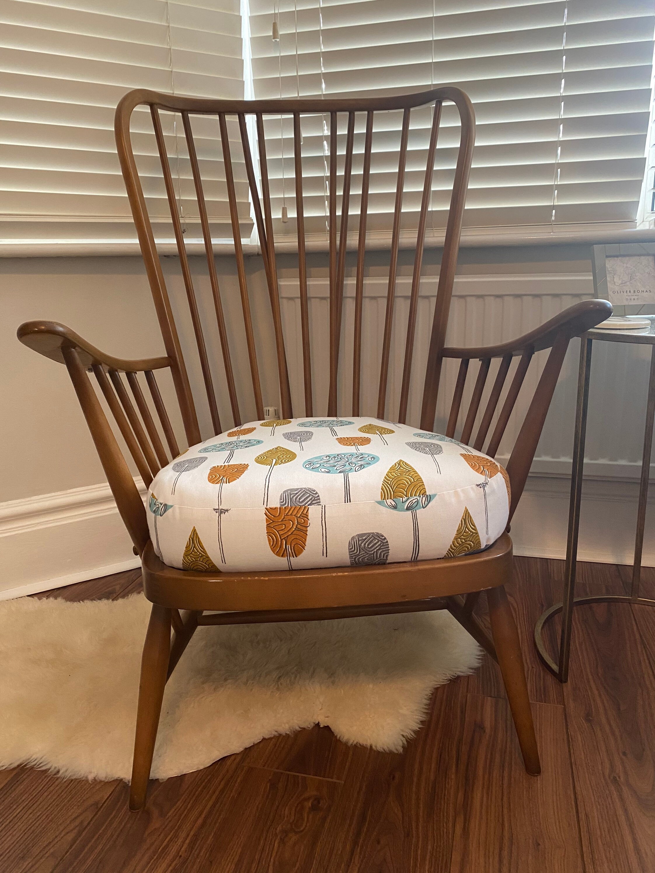 SOLD Ercol high back armchair CUSHION ONLY Etsy