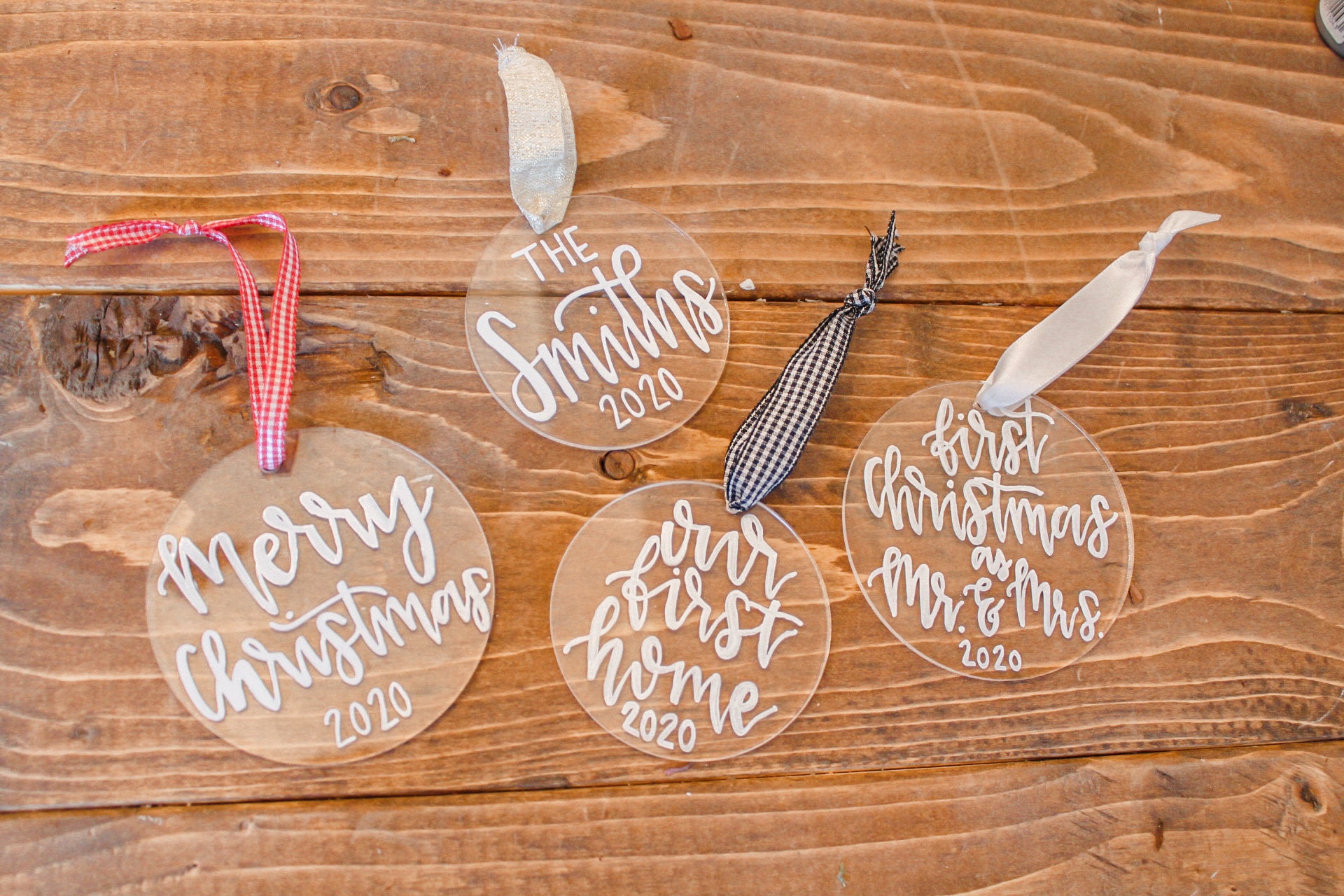 Our First Home Christmas Ornament Acrylic Ornament Etsy.de