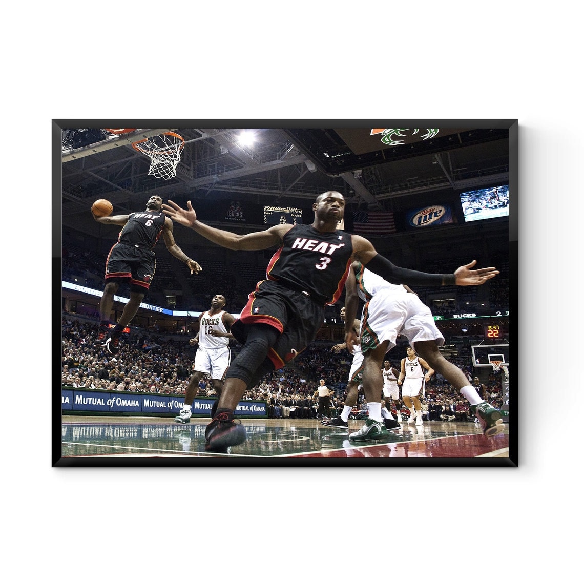 lebron james dwyane wade dunk