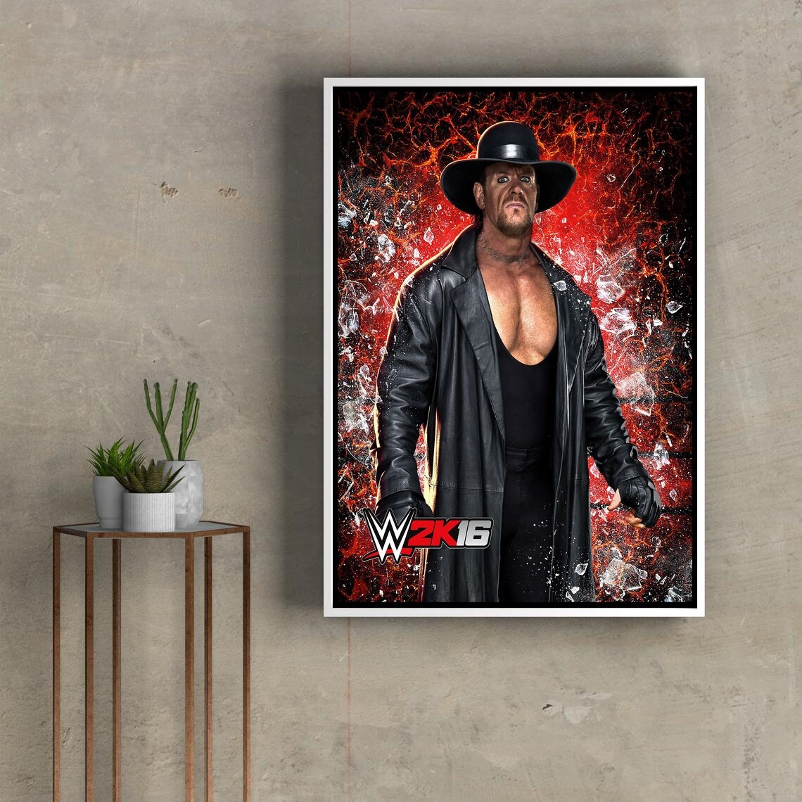 WWE Wrestler poster Wall decoration Home Decoration Art Etsy