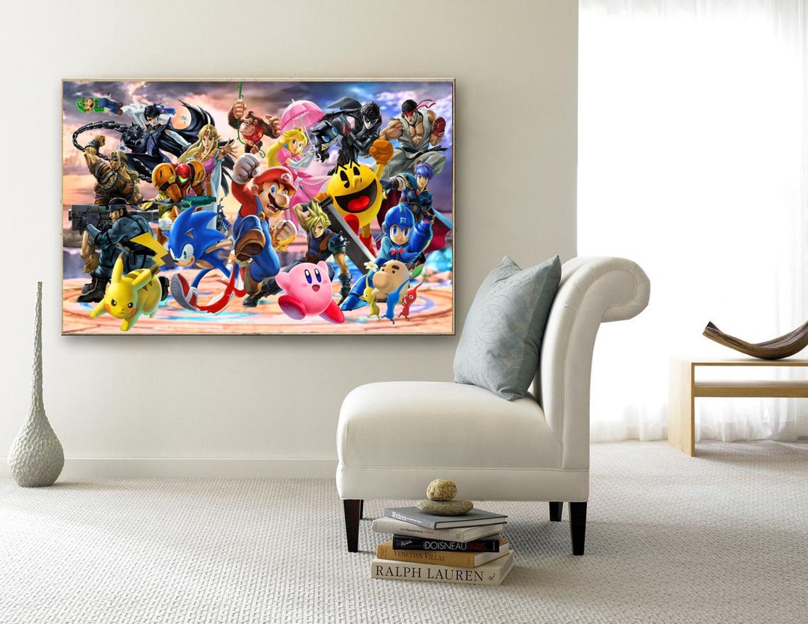 Super smash bros ultimate mural poster Wall decoration Home Etsy