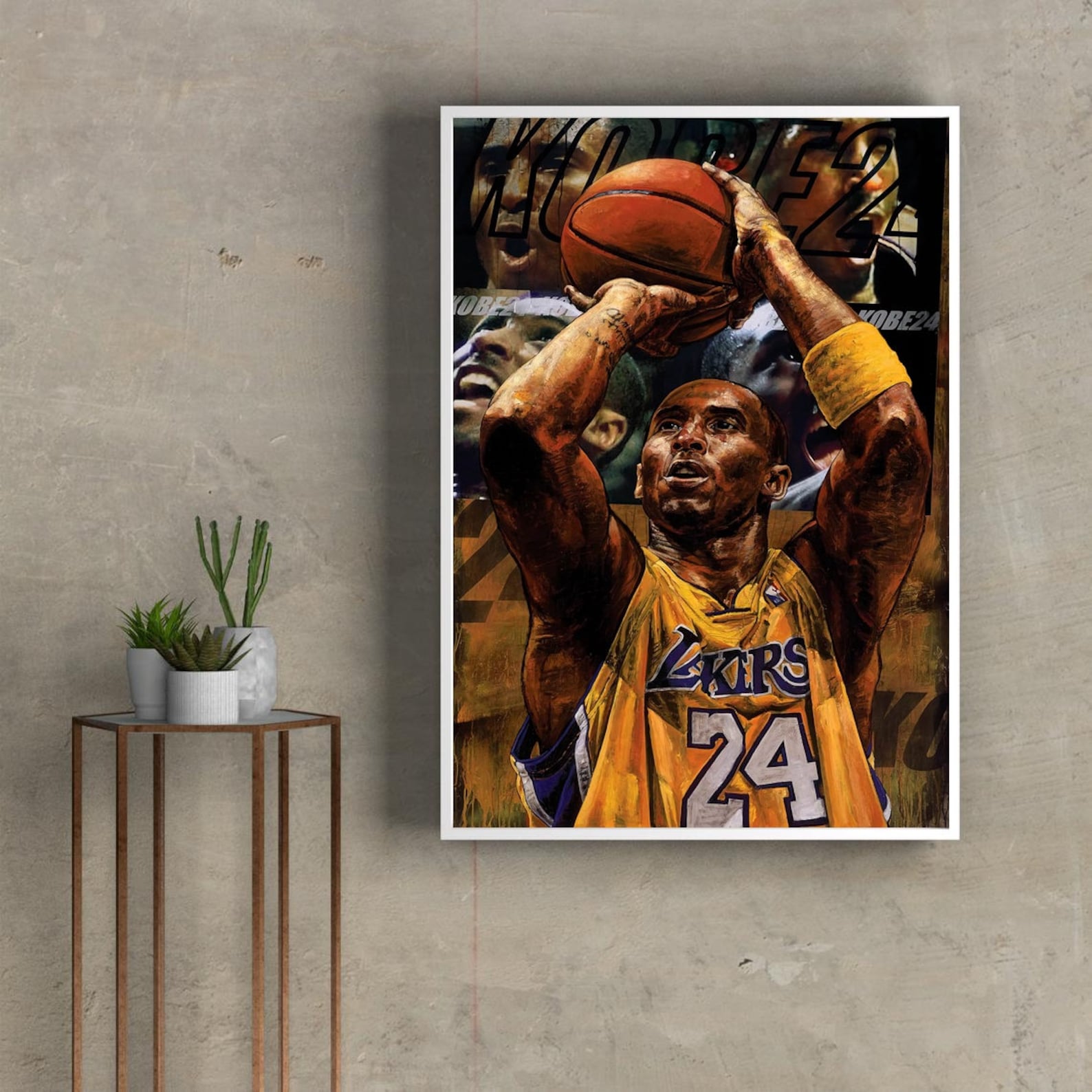 Kobe bryant art print poster Wall decoration Home Decoration Etsy