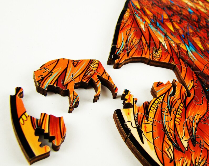 Holz Puzzles für Erwachsene Holz Puzzle Bär Etsy